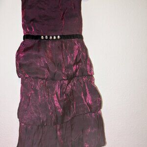 New Girl's Dress size 5T Burgundy Color